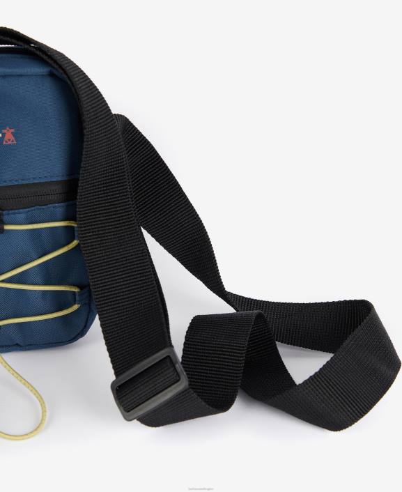 Men Olive/Black Barbour Arwin Canvas Crossbody Bag 40VB2204