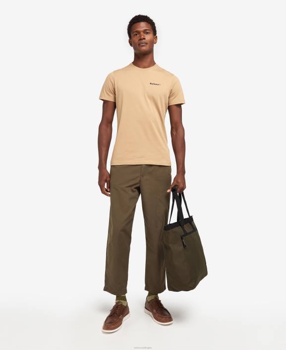 Men Olive/Black Barbour Arwin Canvas Tote Bag 40VB2214