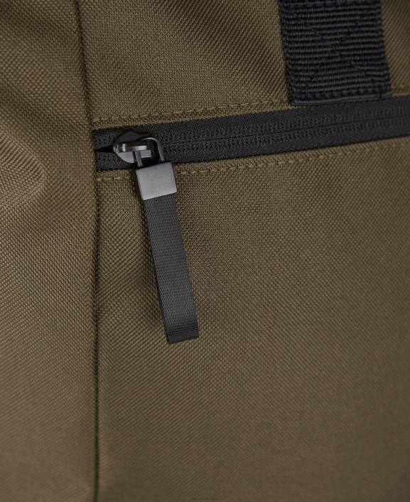 Men Olive/Black Barbour Arwin Canvas Tote Bag 40VB2214