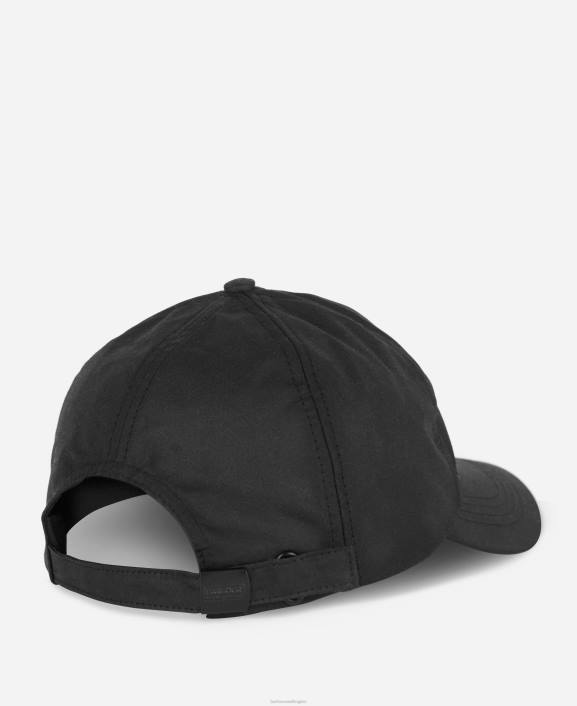 Men Classic Black Barbour Westbourne Sports Cap 40VB2290