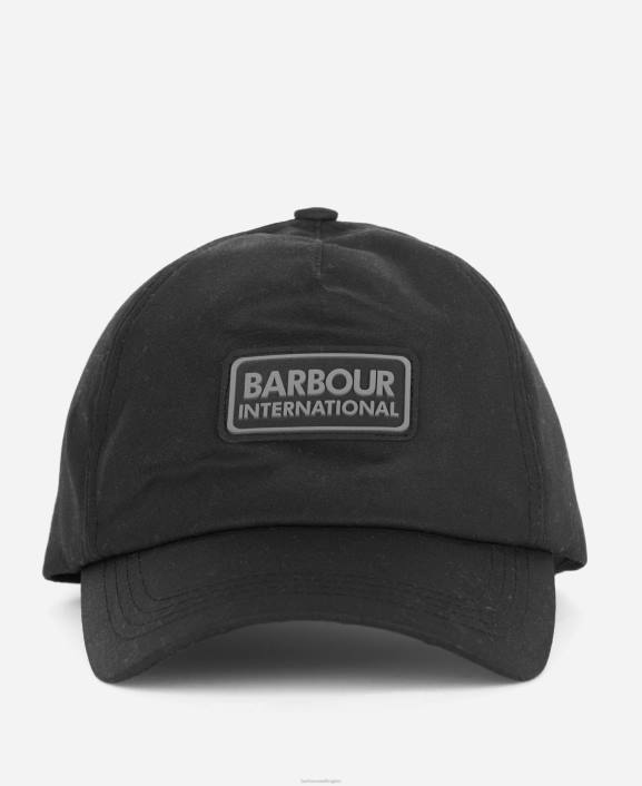 Men Classic Black Barbour Westbourne Sports Cap 40VB2290