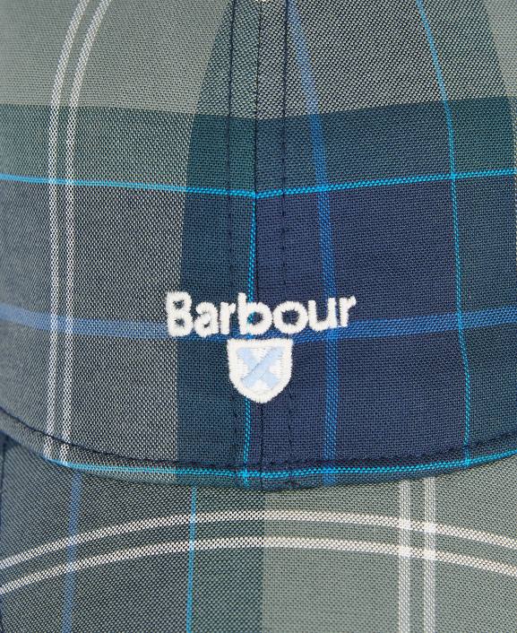 Men Kielder Blue Barbour Tartan Sports Cap 40VB2271