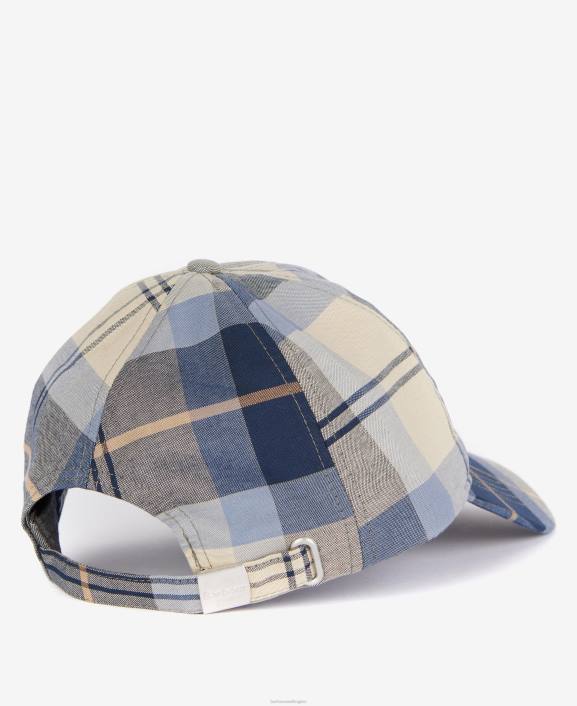 Men Kielder Blue Barbour Tartan Sports Cap 40VB2299