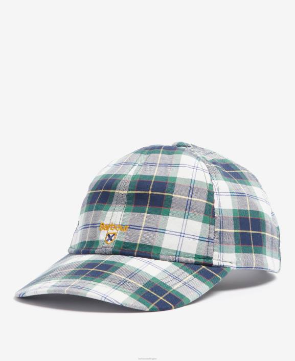 Men Summer Ivy Barbour Oxbridge Tartan Sports Cap 40VB2293