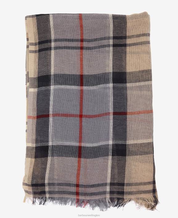 Men Stone Dress Tartan Barbour Welton Tartan Scarf 40VB2350