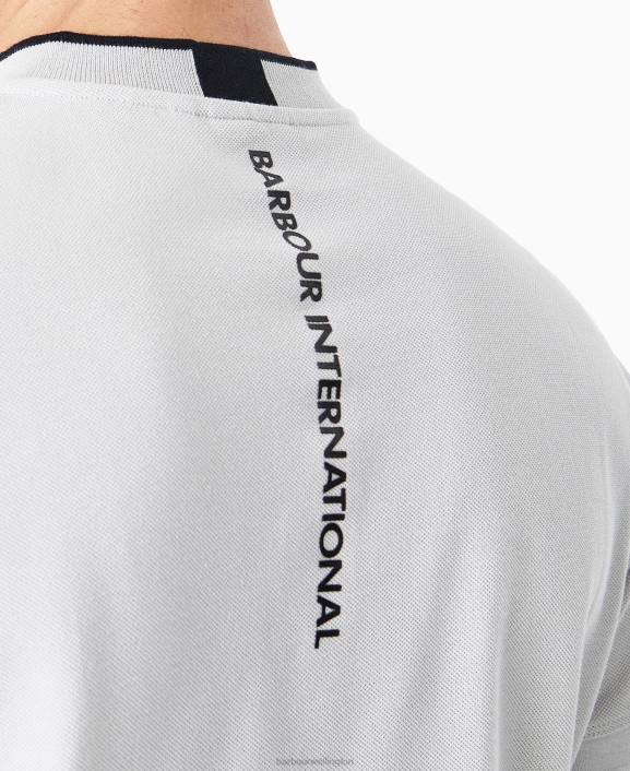 Men Classic Black Barbour Lewis Sports Polo Shirt 40VB639