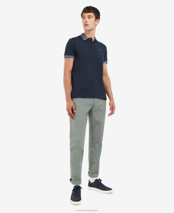 Men Green Gables Barbour Cornsay Polo Shirt 40VB570