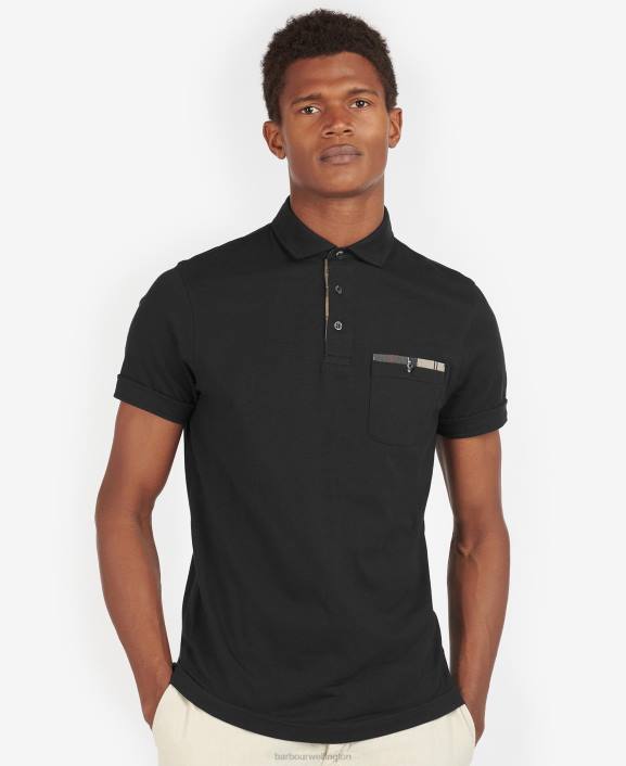 Men Grey Marl/Stone Barbour Corpatch Polo Shirt 40VB554