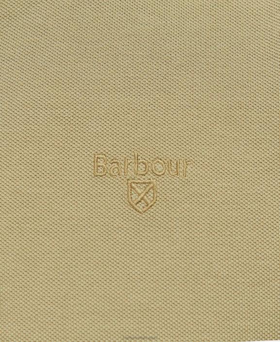 Men Pink Salt Barbour Wash Sports Polo Shirt 40VB667