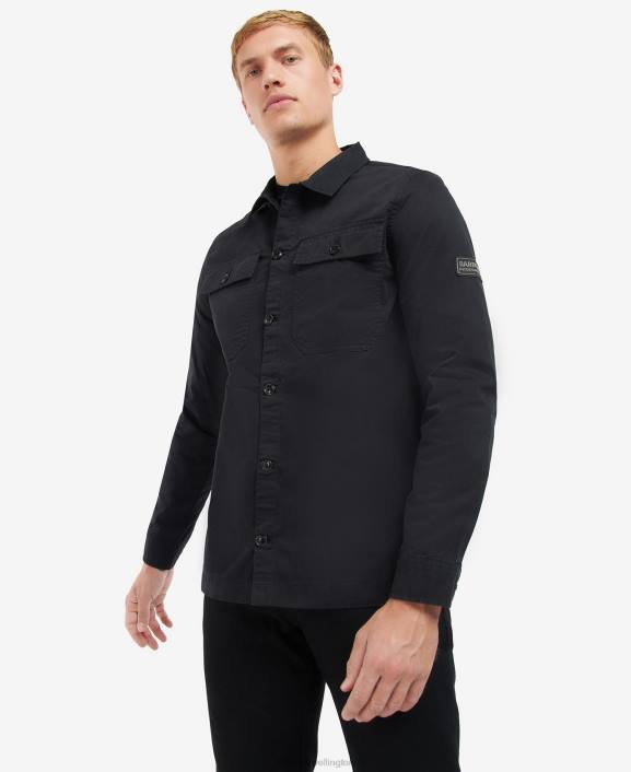 Men Blue Horizon Barbour Adey Overshirt 40VB297