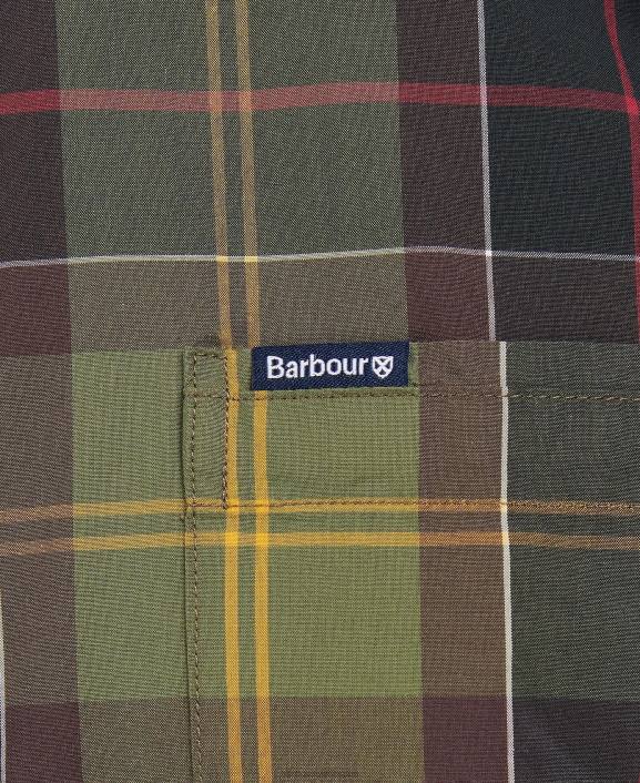 Men Dress Tartan Barbour Kippford Tailored Shirt 40VB398
