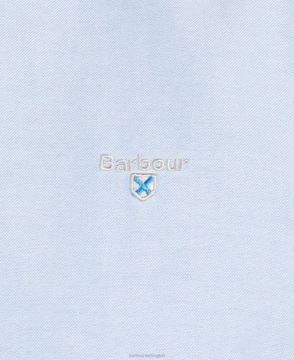 Men Green Barbour Oxford 3 Tailored Shirt 40VB364