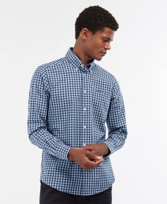 Men Mint Barbour Merryton Tailored Shirt 40VB314