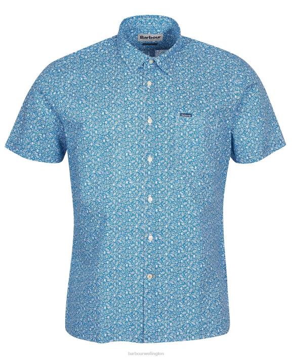 Men Olive Barbour Melbury Short Sleeve Summer Shirt 40VB326