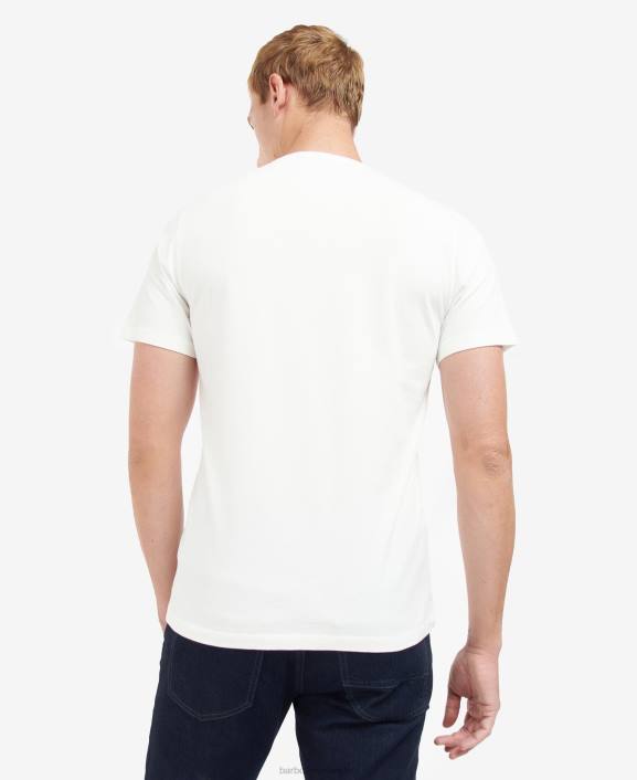 Men Classic Black Barbour Archie Graphic-Print T-Shirt 40VB941