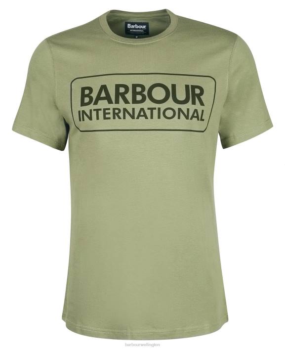 Men Classic Black Barbour Essential Large Logo T-Shirt 40VB802