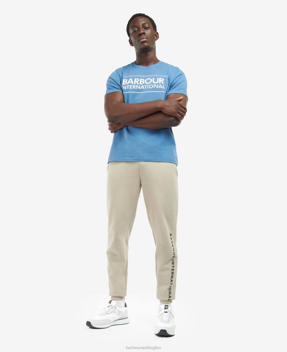 Men Classic Black Barbour Essential Large Logo T-Shirt 40VB910