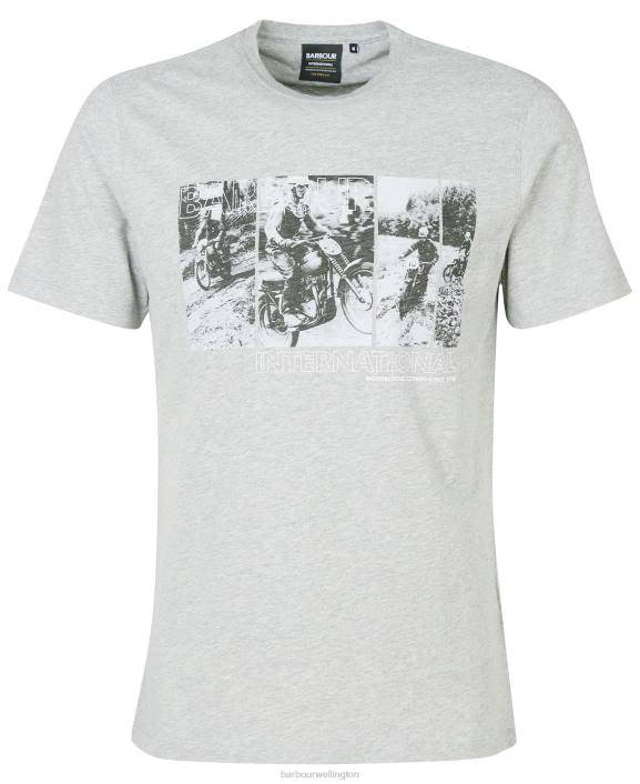 Men Insignia Blue Barbour Arter Graphic-Print T-Shirt 40VB937