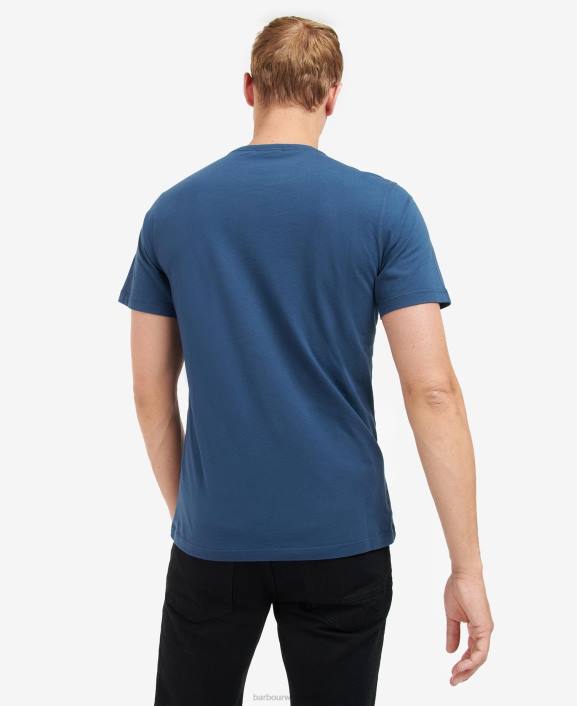 Men Insignia Blue Barbour Arter Graphic-Print T-Shirt 40VB938