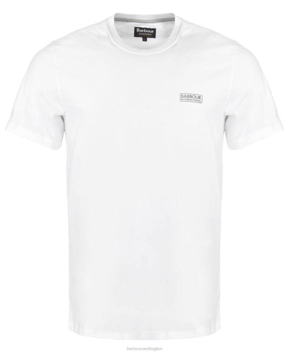 Men Intense Orange Barbour International T-Shirt Small Logo 40VB799