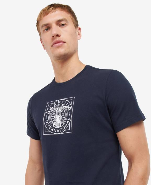 Men Night Sky Barbour Miles Graphic-Print T-Shirt 40VB835