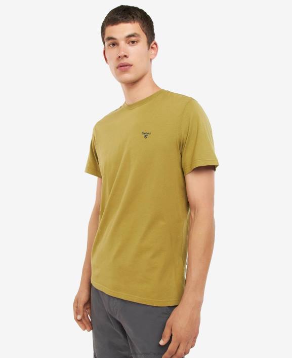 Men North Green Barbour Essential Sports T-Shirt 40VB972