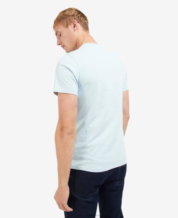 Men Pale Sky Barbour Thrift Graphic-Print T-Shirt 40VB841