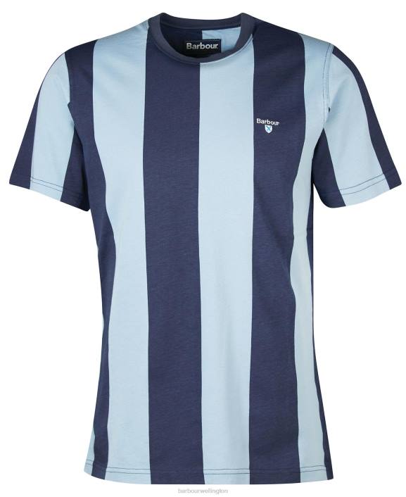 Men Pink Salt Barbour Osborne Striped T-Shirt 40VB945