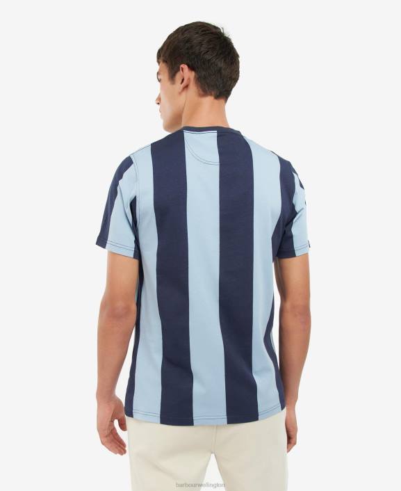 Men Pink Salt Barbour Osborne Striped T-Shirt 40VB945