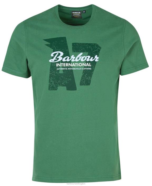 Men Racing Green Barbour Vantage Graphic-Print T-Shirt 40VB824