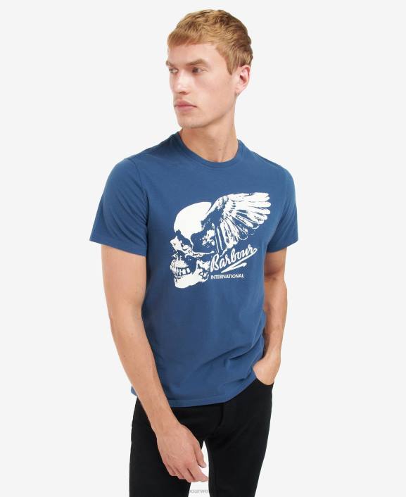 Men Racing Green Barbour Vantage Graphic-Print T-Shirt 40VB929