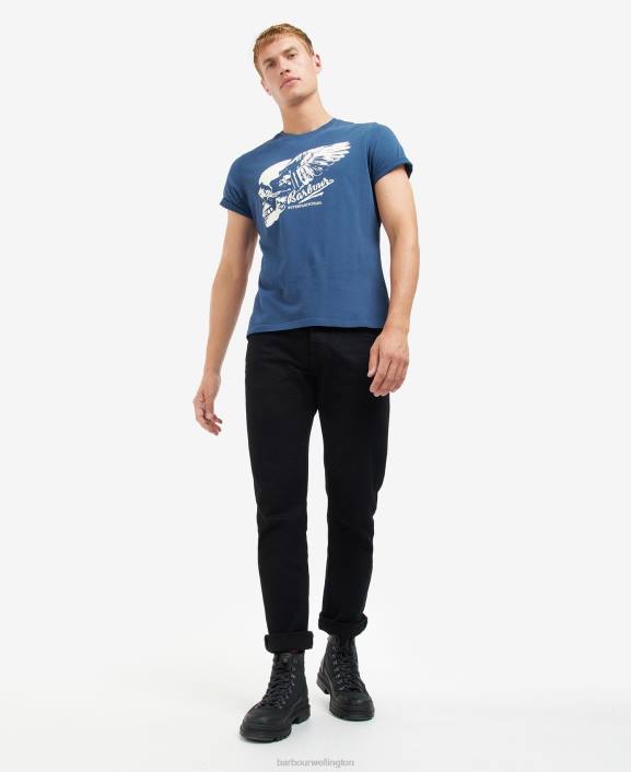 Men Racing Green Barbour Vantage Graphic-Print T-Shirt 40VB929