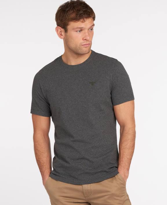 Men Seaweed Barbour Essential T-Shirt Sports 40VB747