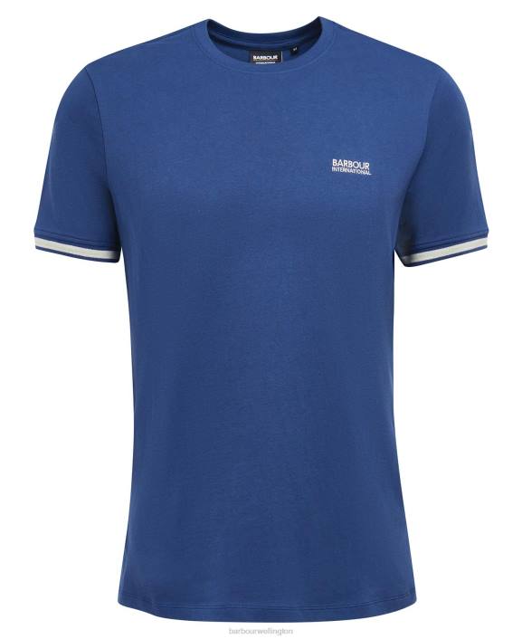 Men Whisper White Barbour Torque Tipped T-Shirt 40VB887