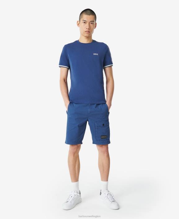 Men Whisper White Barbour Torque Tipped T-Shirt 40VB887