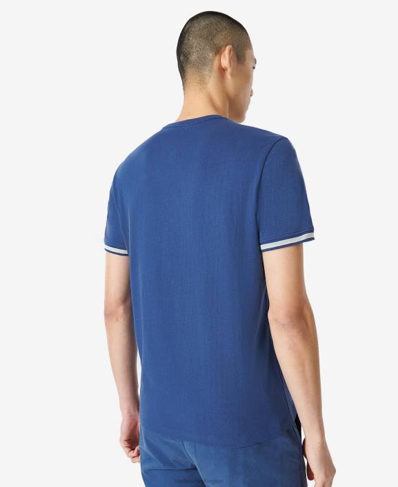 Men Whisper White Barbour Torque Tipped T-Shirt 40VB887