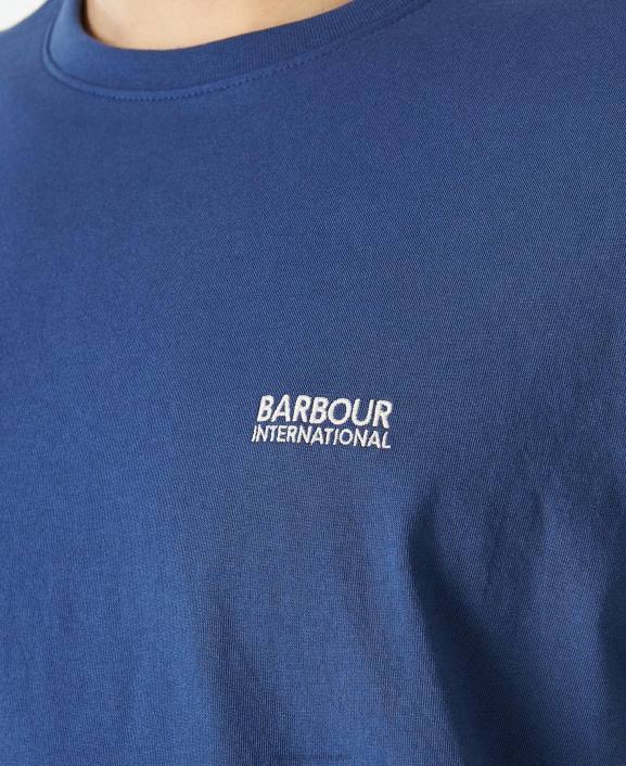 Men Whisper White Barbour Torque Tipped T-Shirt 40VB887