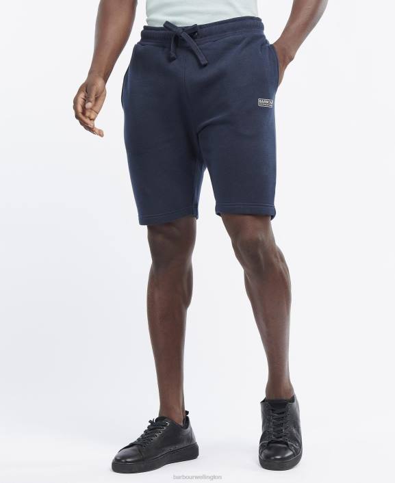 Men Anthracite Marl Barbour Sport Track Shorts 40VB1188