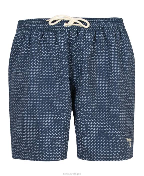 Men Classic Navy Barbour Tidal Swim Shorts 40VB1223
