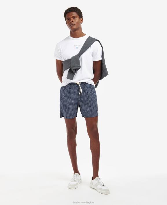 Men Classic Navy Barbour Tidal Swim Shorts 40VB1223