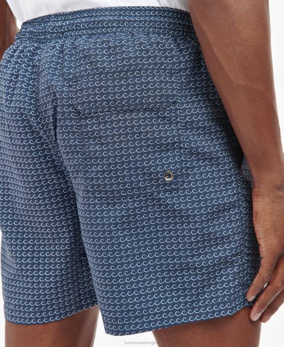 Men Classic Navy Barbour Tidal Swim Shorts 40VB1223