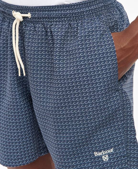 Men Classic Navy Barbour Tidal Swim Shorts 40VB1223
