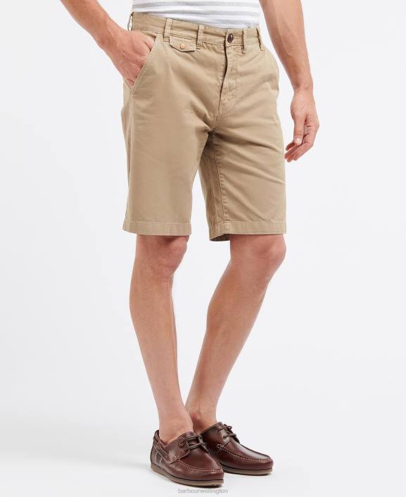 Men Force Blue Barbour Neuston Twill Shorts 40VB1141