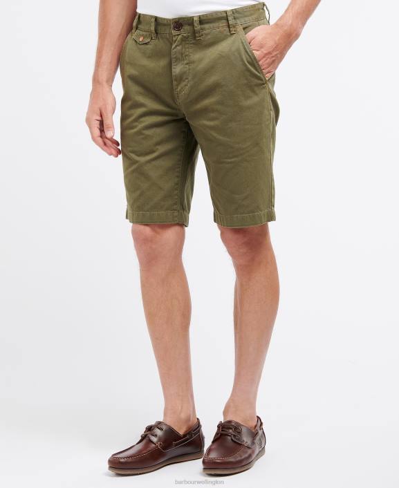 Men Force Blue Barbour Neuston Twill Shorts 40VB1173