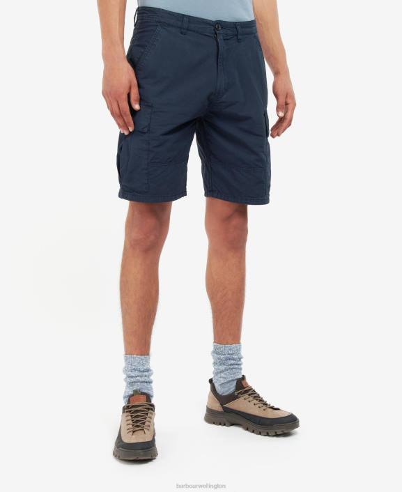 Men Ivy Green Barbour Essential Ripstop Cargo Shorts 40VB1150