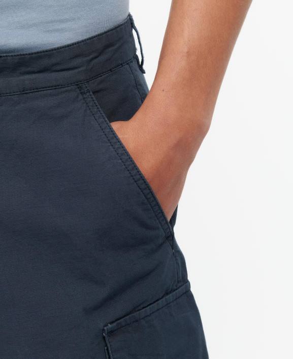 Men Ivy Green Barbour Essential Ripstop Cargo Trousers 40VB1198