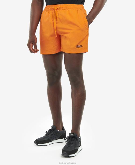 Men Marigold Barbour Essential Small Logo Swim Shorts 40VB1222
