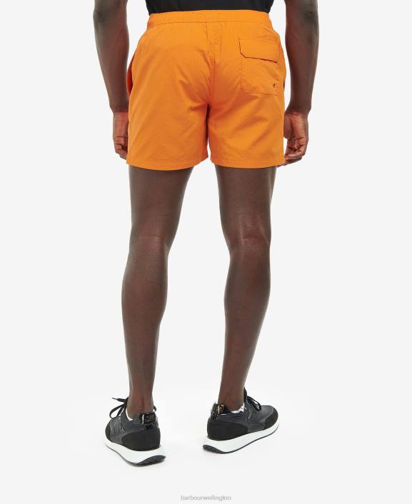 Men Marigold Barbour Essential Small Logo Swim Shorts 40VB1222
