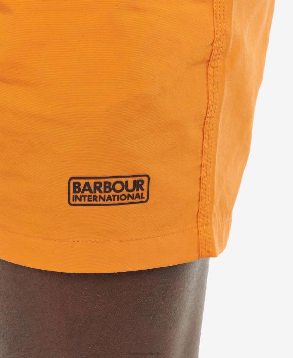 Men Marigold Barbour Essential Small Logo Swim Shorts 40VB1222