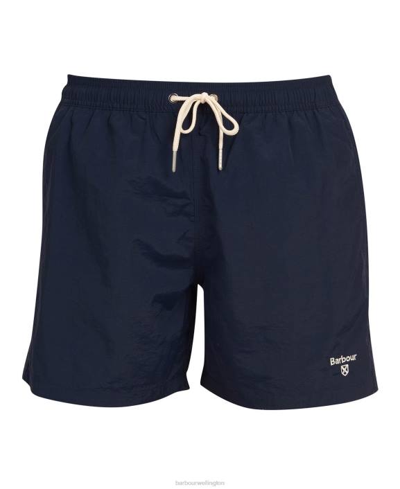 Men Olive Barbour Essential Logo 5\'\' Swim Shorts 40VB1142